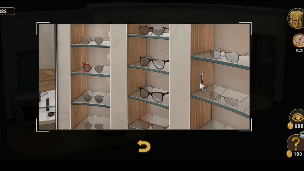 Optical Store Spectacle Rack (Image Via YouTuber MBA101 GAMING)