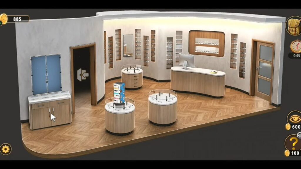 Rooms and Exits Optical Store Level Main Area (Image Via YouTuber MBA101 GAMING)