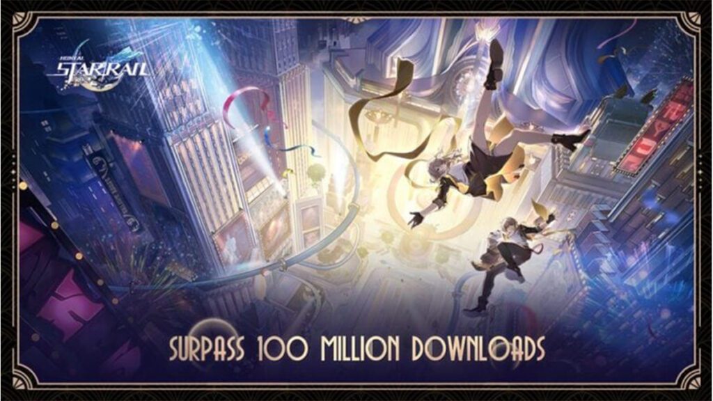 Honkai Star Rail Surpasses 100 Million Downloads