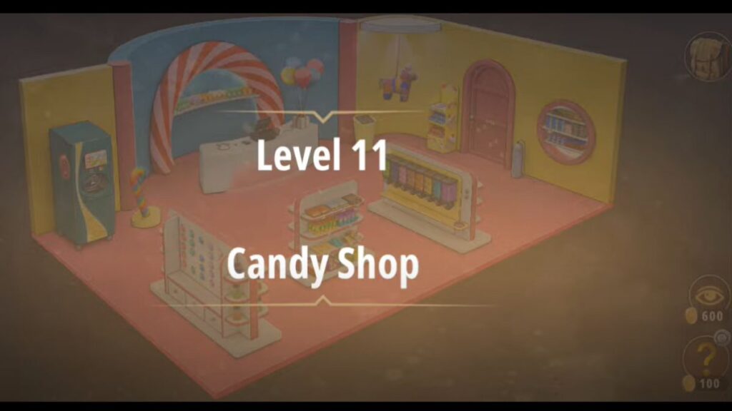 Rooms and Exits Candy Store Walkthrough