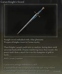 Carian Knights Sword