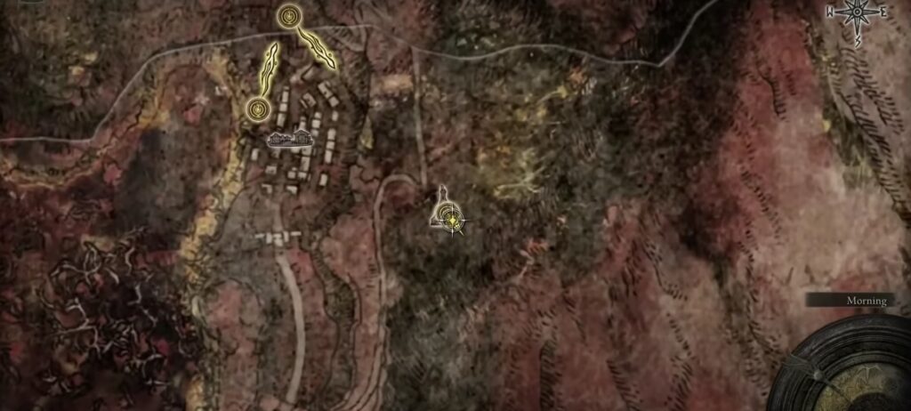 Church of the Plague location on Elden Ring map